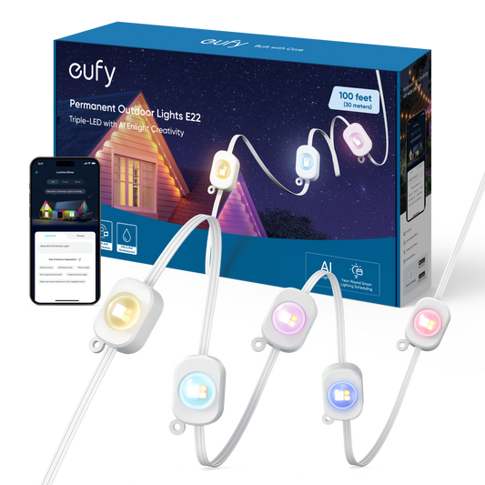 eufy Permanent Outdoor Lights E22 100ft