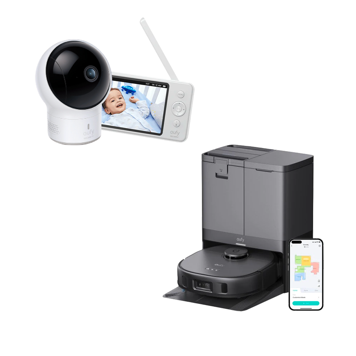 eufy X10 Pro Omni + Baby Monitor E110